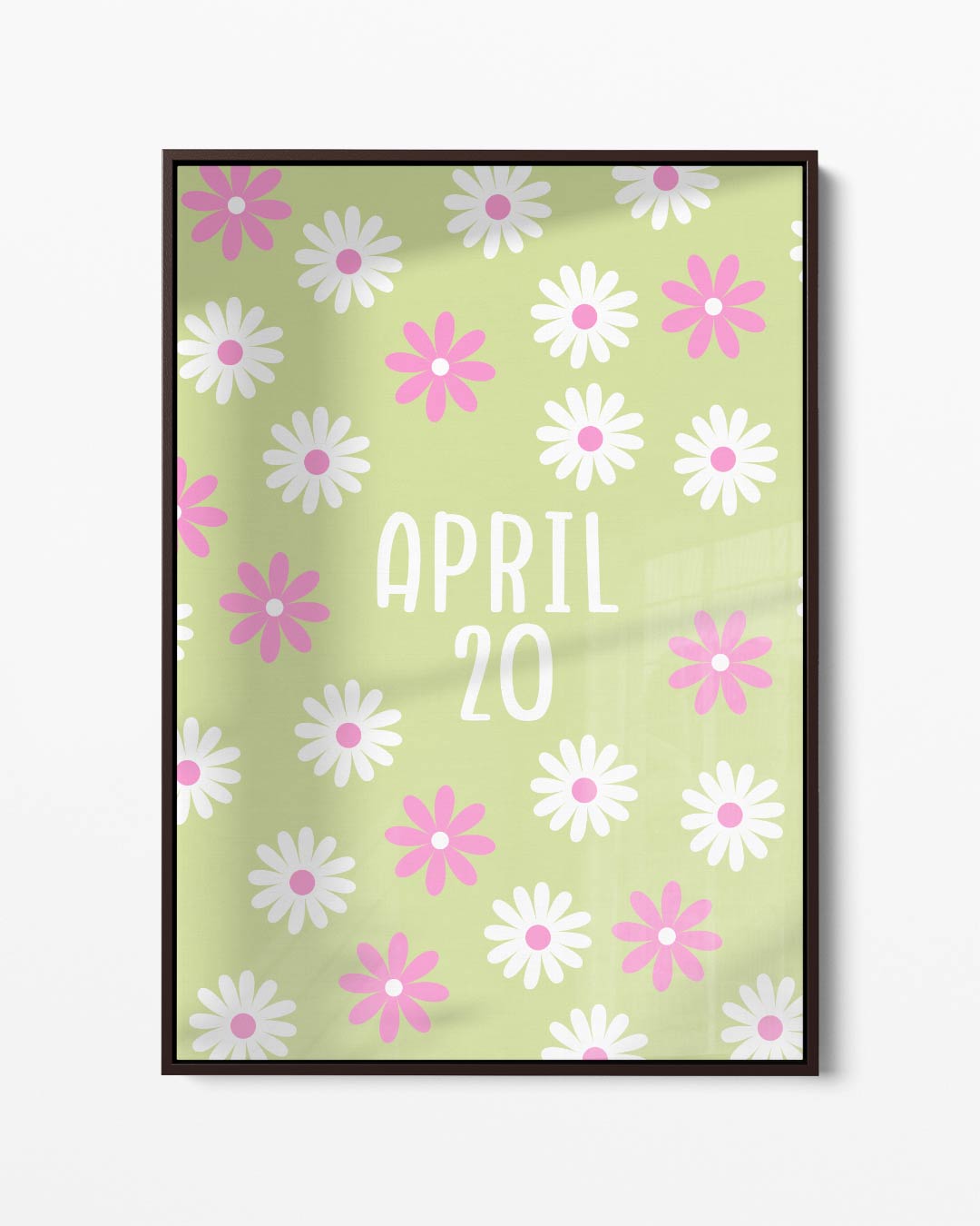 Vrolijke Bloemenpracht op April 20 Kunstwerk-canvas-dibond-plexiglas-wanddecoratie-WallArtistic