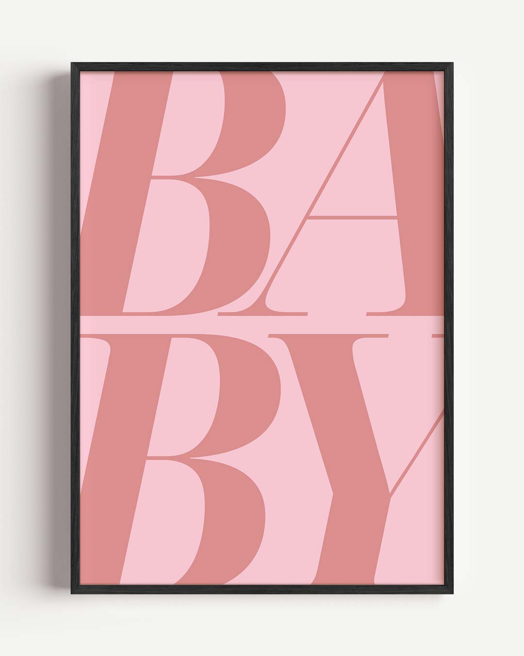 Stijlvolle Baby Typografie Poster