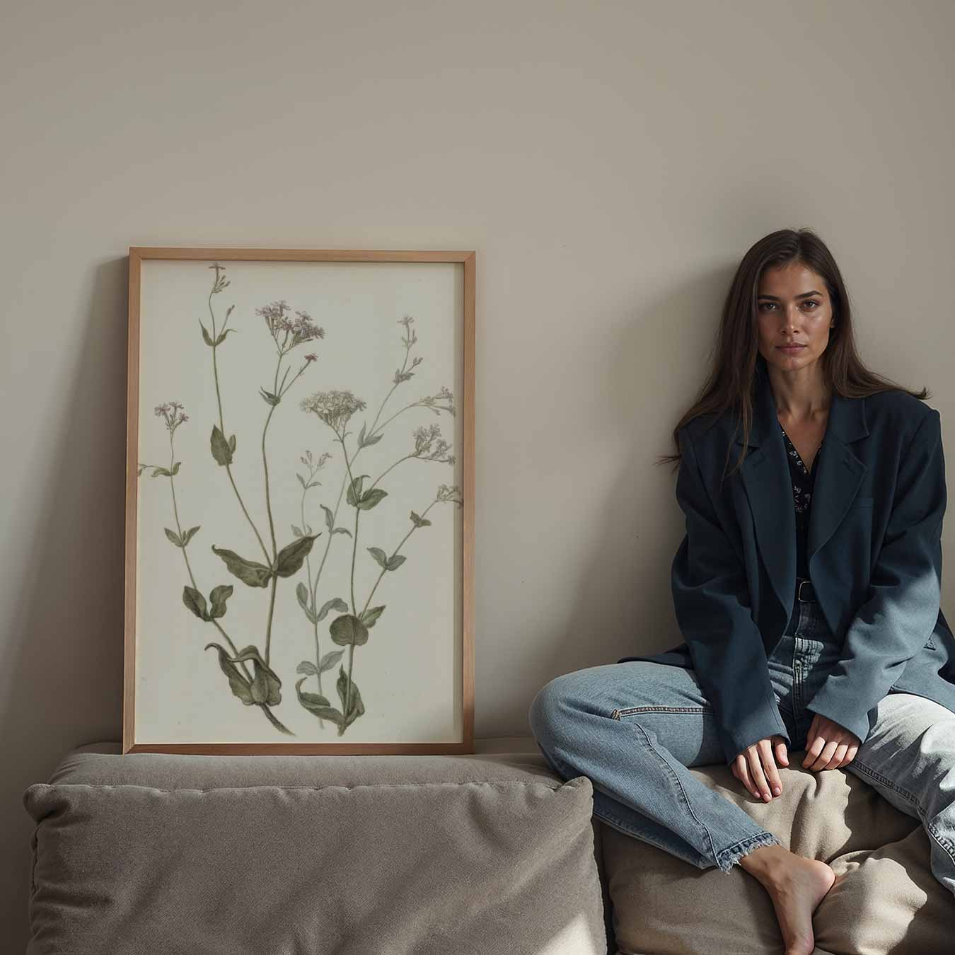 Botanische Bloemenposter