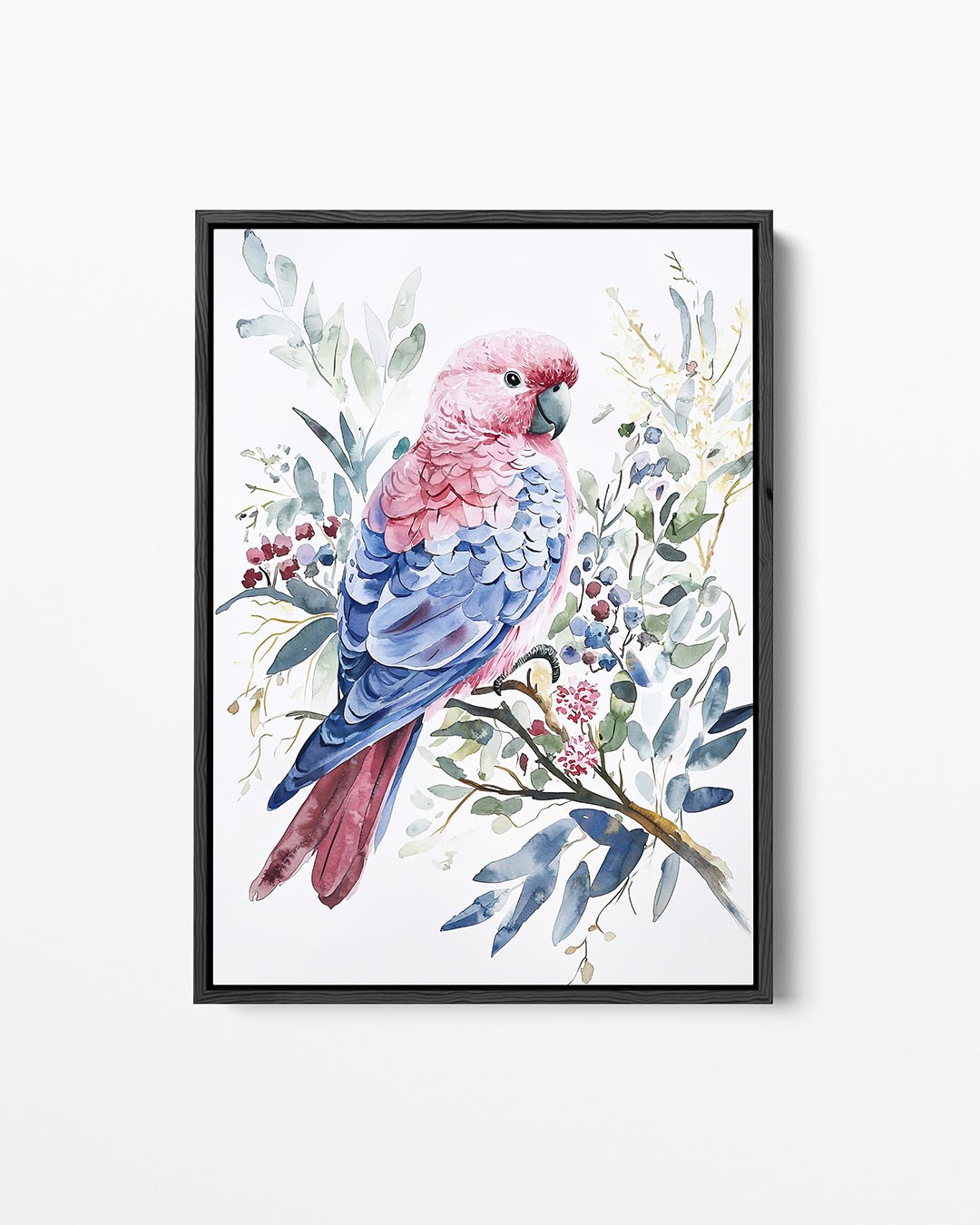Vrolijke papegaai Kunstwerk