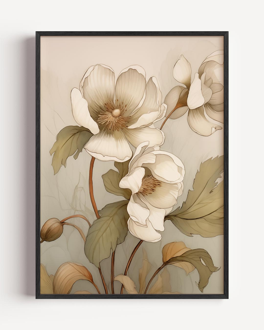 Elegante Bloemenpracht Poster-WallArtistic