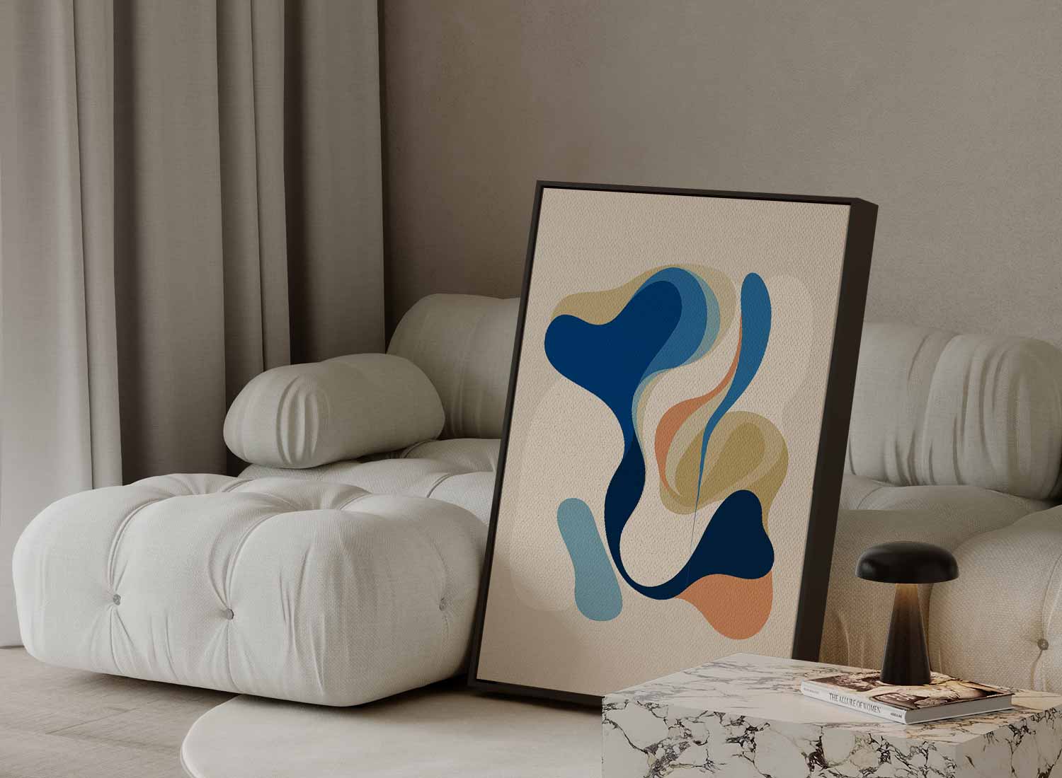 Kleurig Stromen Kunstwerk-canvas-dibond-plexiglas-wanddecoratie-WallArtistic