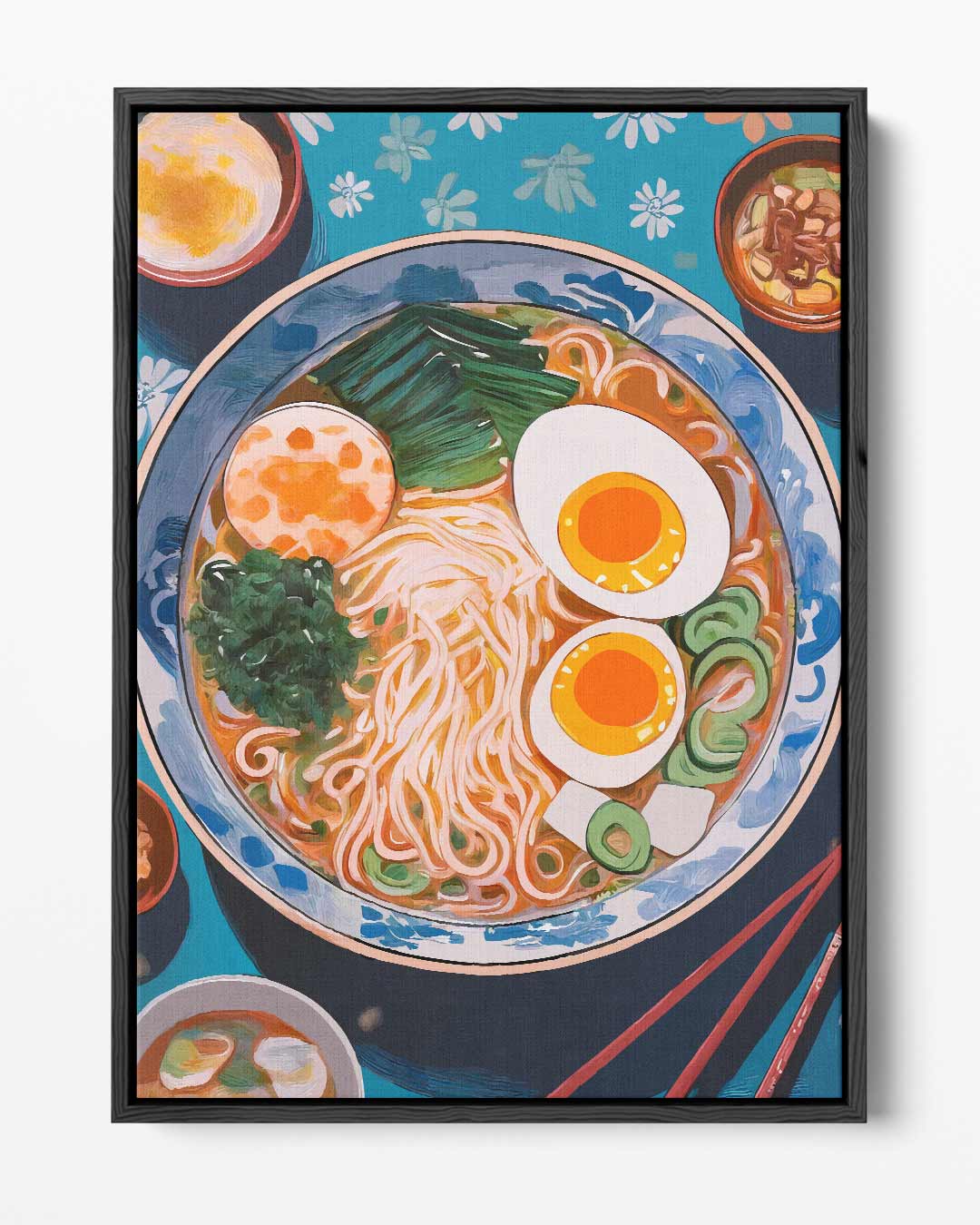 Kleurrijke Ramen Illustratie Kunstwerk-canvas-dibond-plexiglas-wanddecoratie-WallArtistic