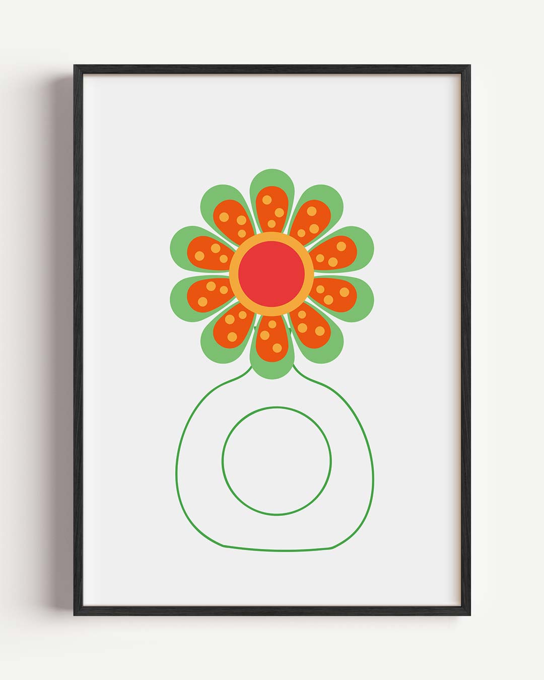Vrolijke Bloemenpracht Poster