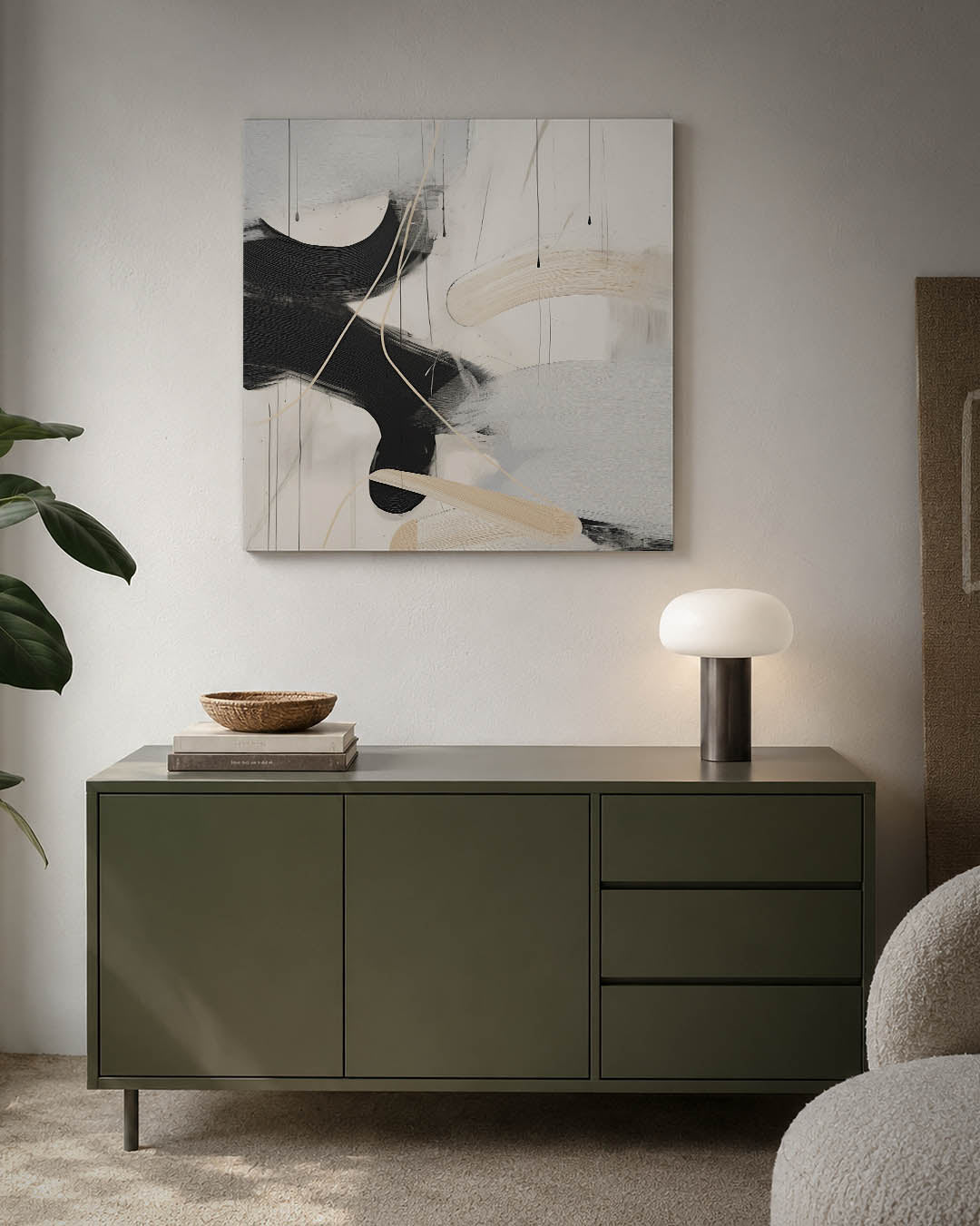 Dynamische lijnen Kunstwerk