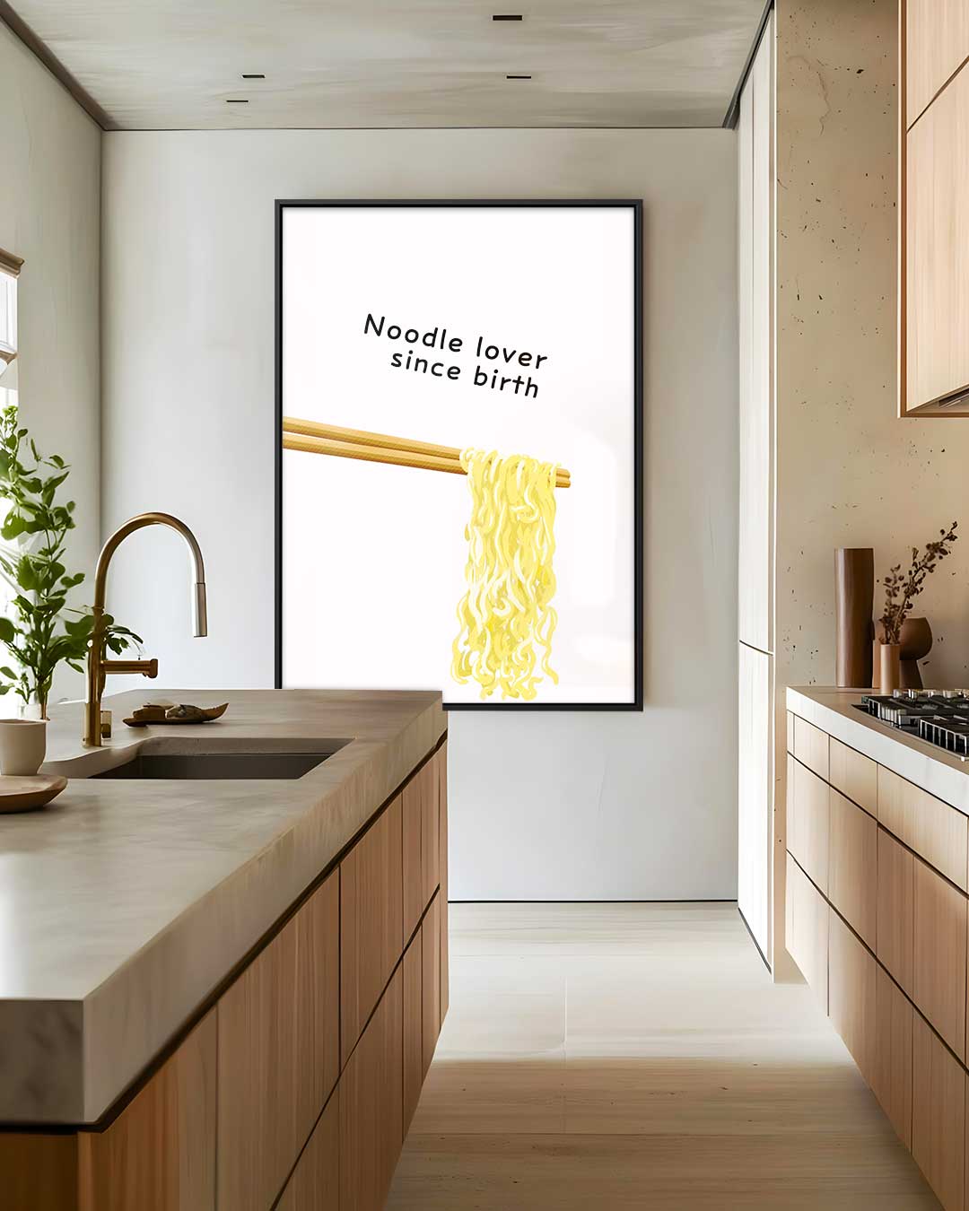 Noodle Lover Sinds Geboorte Kunstwerk-canvas-dibond-plexiglas-wanddecoratie-WallArtistic