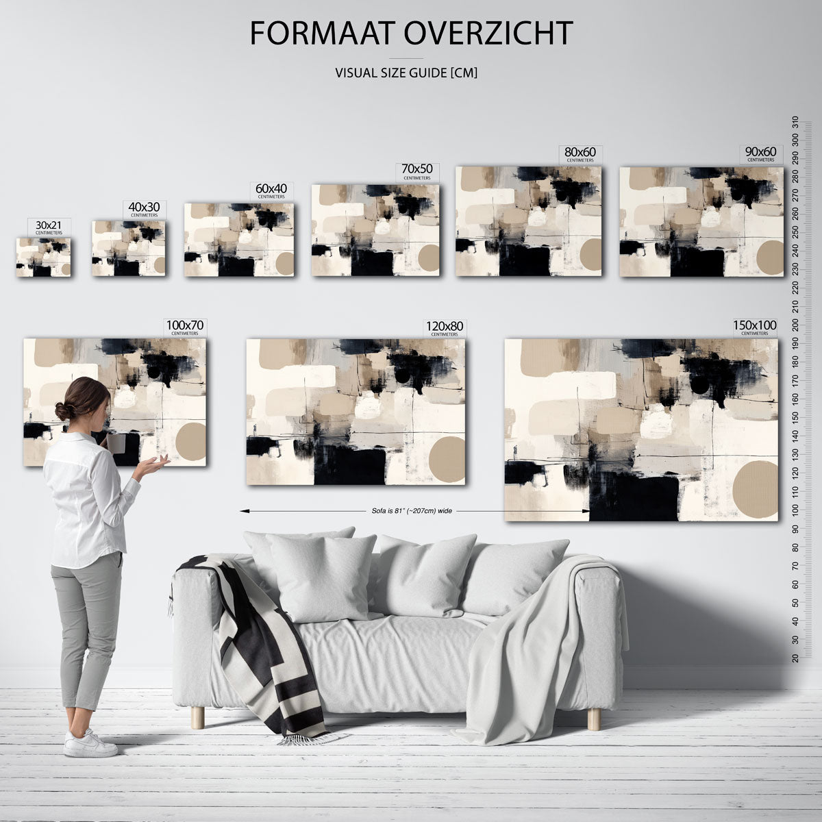 Abstracte vormen Poster