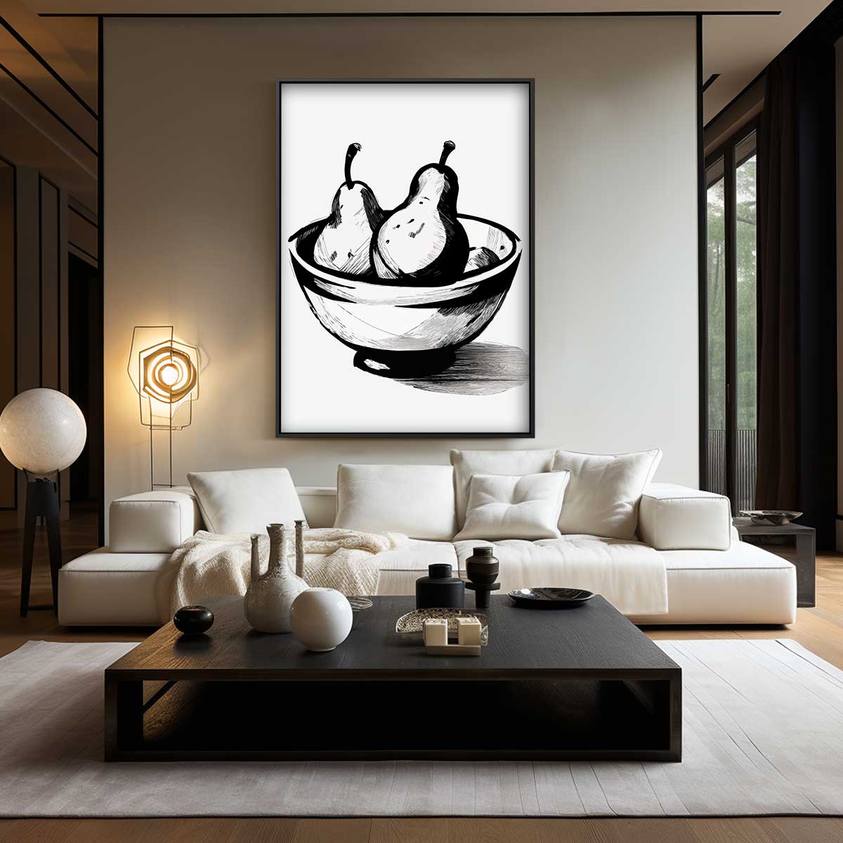 Peren in Stijlvolle Schaal Kunstwerk-canvas-dibond-plexiglas-wanddecoratie-WallArtistic