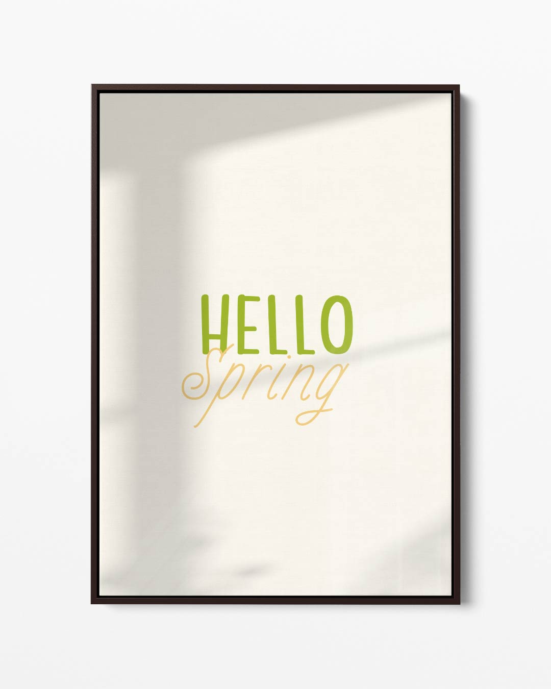 Hello Spring Poster Kunstwerk-canvas-dibond-plexiglas-wanddecoratie-WallArtistic