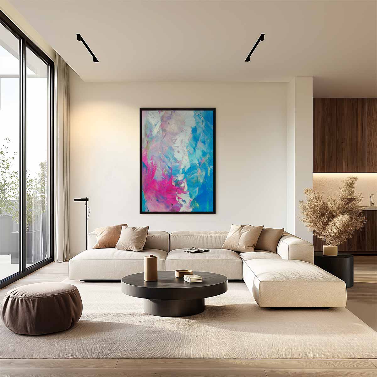 Kleurrijke dromen Kunstwerk-canvas-dibond-plexiglas-wanddecoratie-WallArtistic