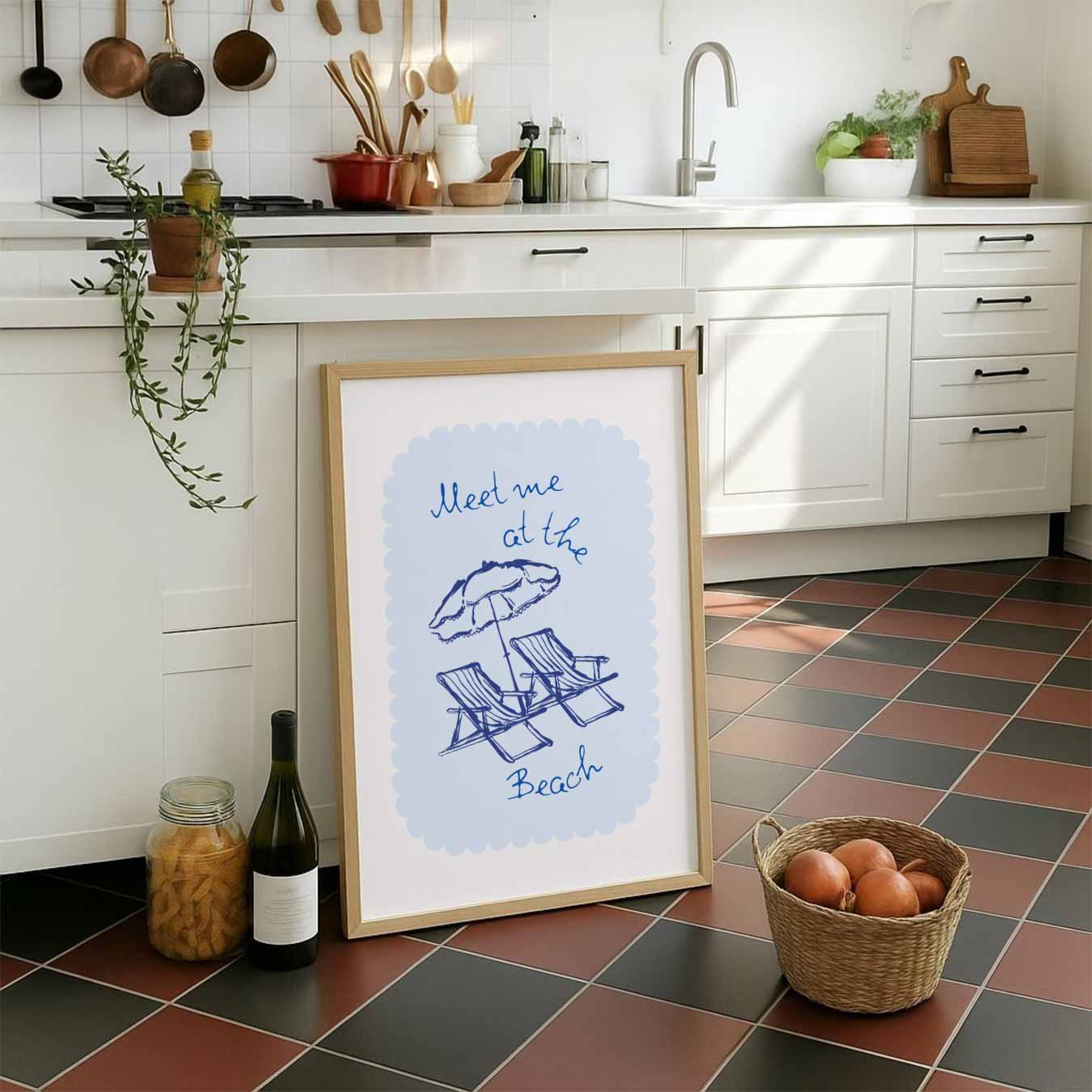 Zomerse Stranduitnodiging Poster