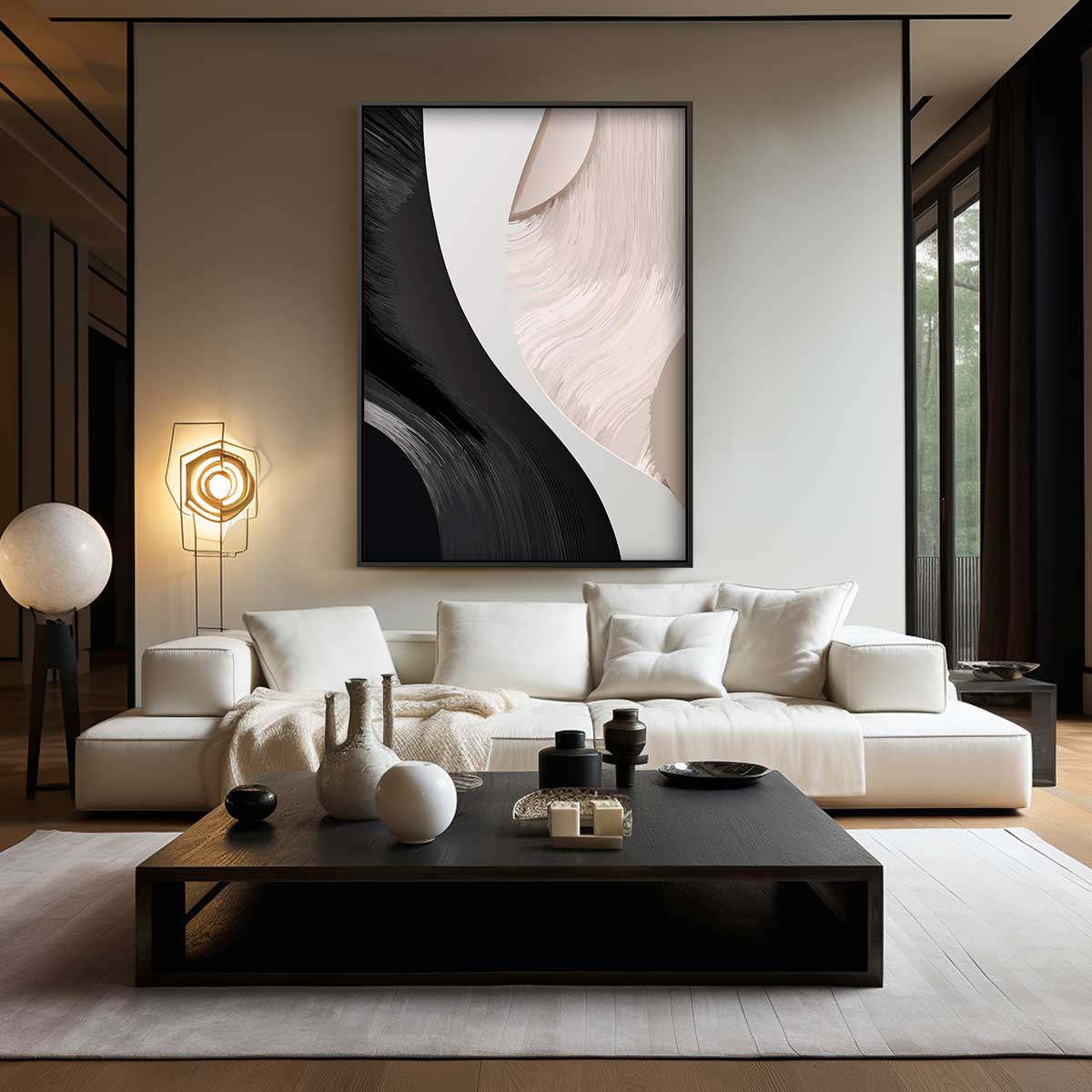 Harmonisch Contrast Kunstwerk-canvas-dibond-plexiglas-wanddecoratie-WallArtistic