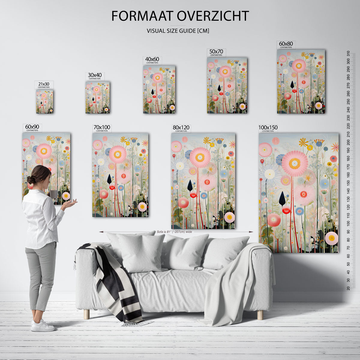 Bloemenveld Poster