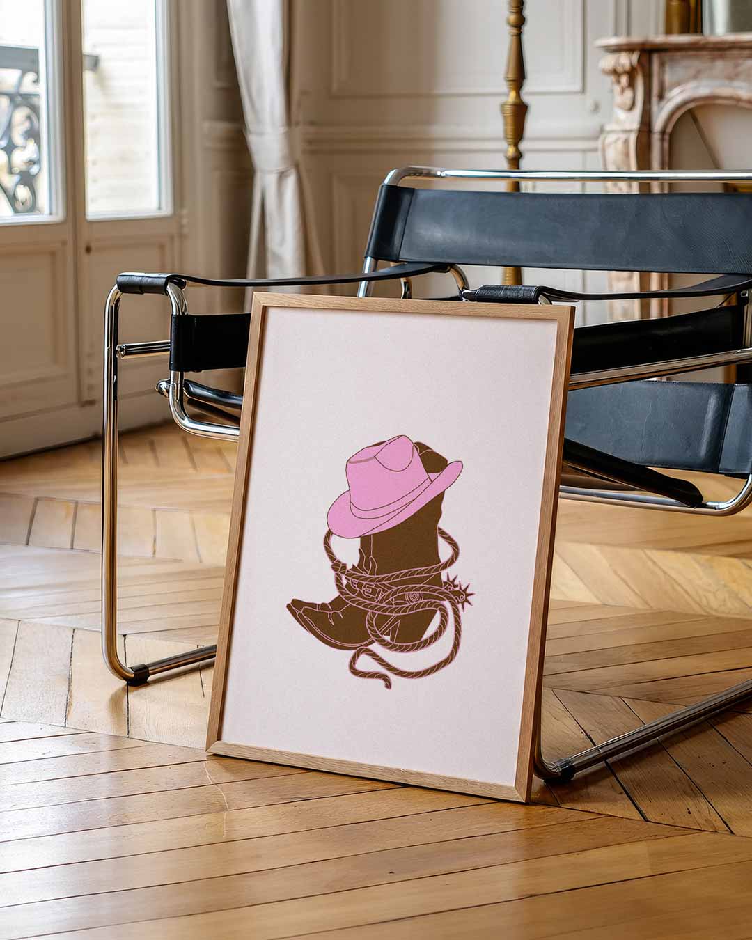 Stoere Cowboy Chic Poster