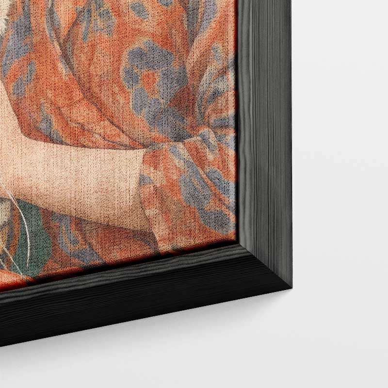 Betoverende Band tussen Mens en Tijger Kunstwerk-canvas-dibond-plexiglas-wanddecoratie-WallArtistic