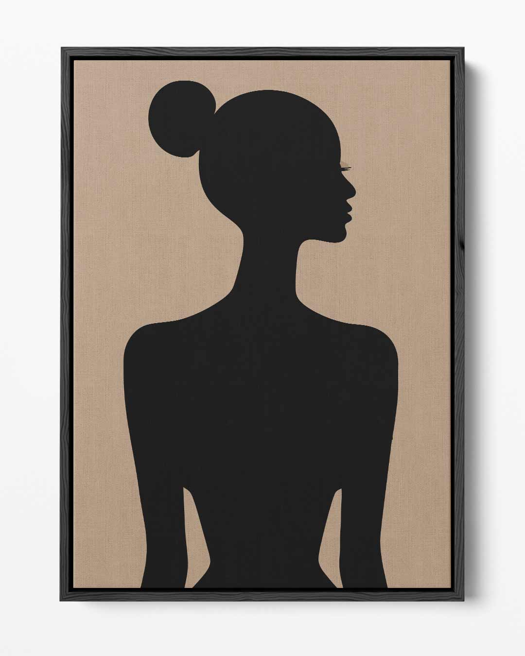 Elegante Schaduw Silhouet Kunstwerk-canvas-dibond-plexiglas-wanddecoratie-WallArtistic