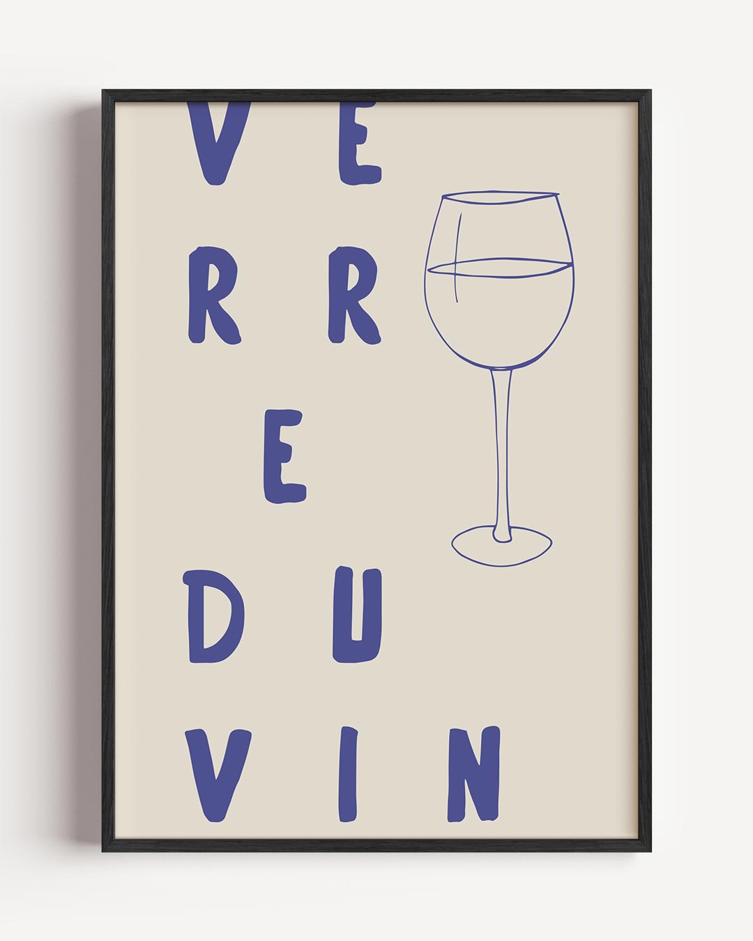 Unieke Franse Wijnposter-WallArtistic