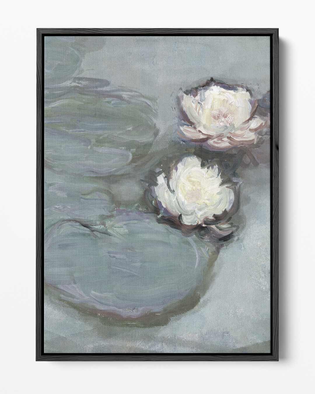 Dromerige Waterlelies Kunstwerk-canvas-dibond-plexiglas-wanddecoratie-WallArtistic