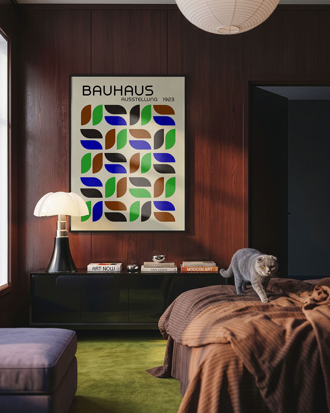 Vormritme en kleur Poster
