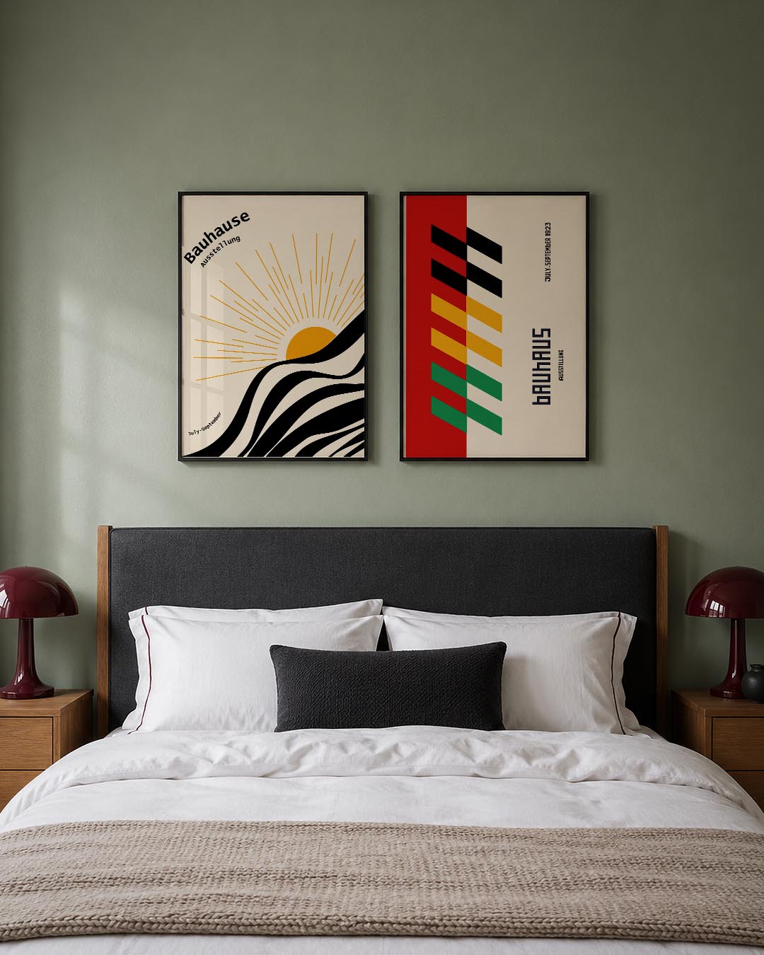 Zon en golven Posterset