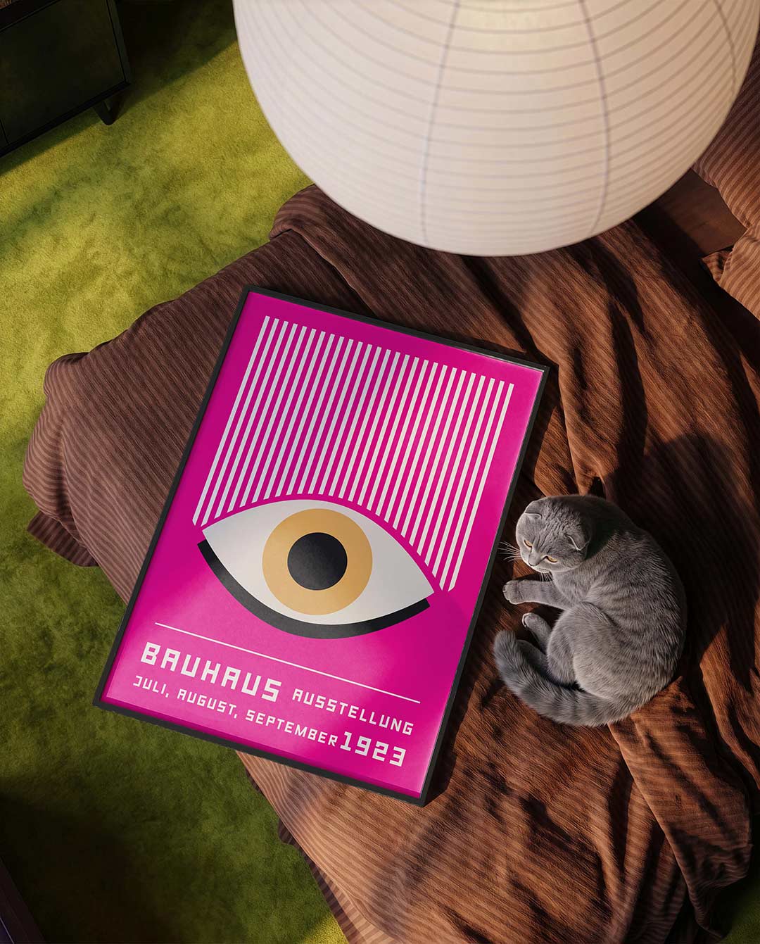 Oog en lijnen Poster