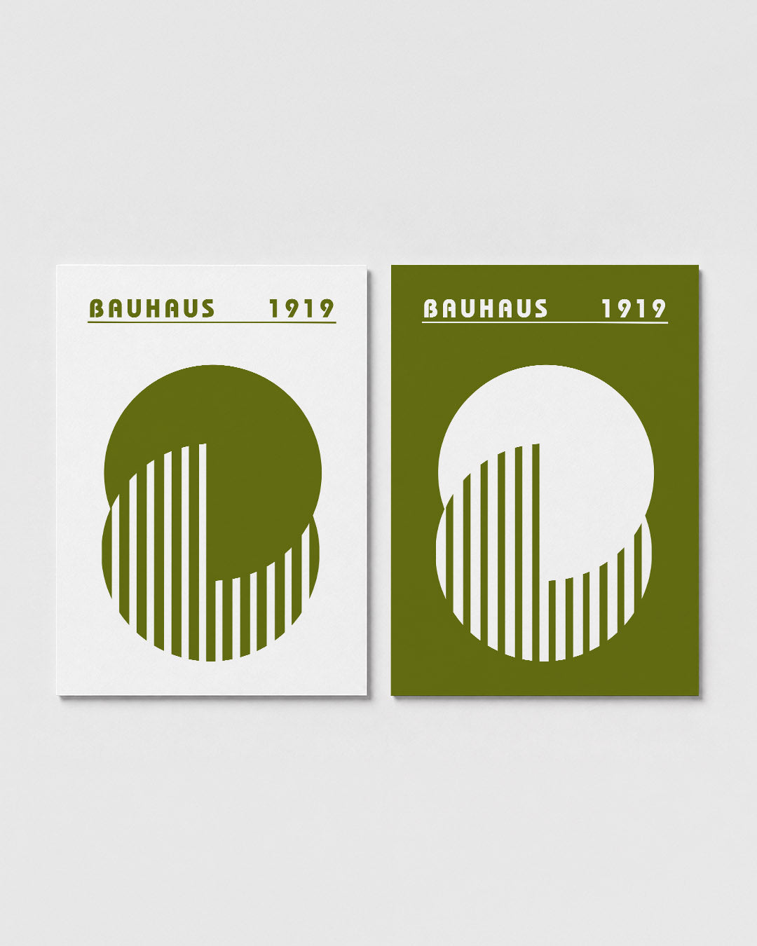 Cirkel en strepen Posterset