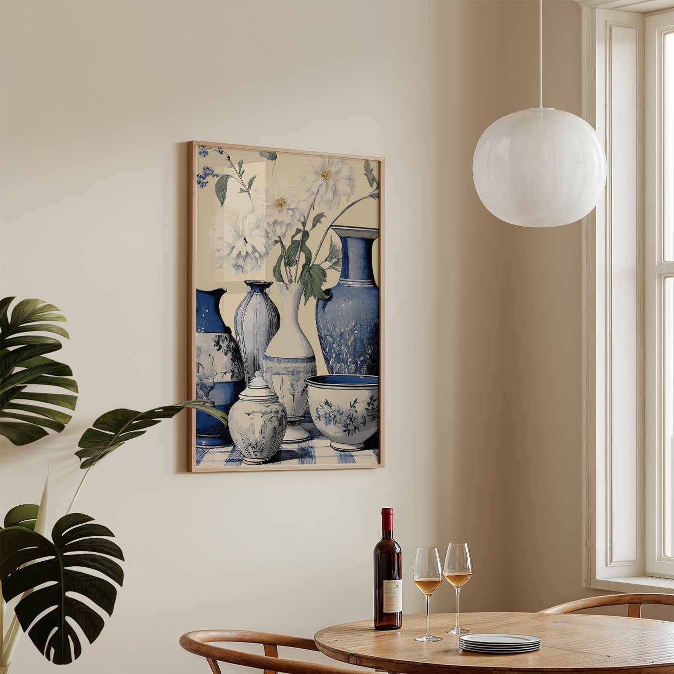 Stijlvolle Bloemvazen Poster