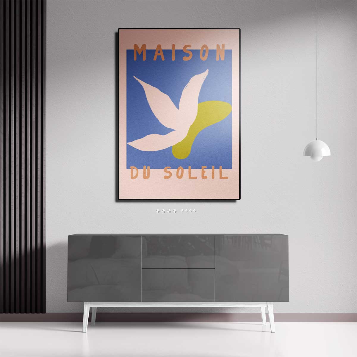 Zonsondergang Bloem Kunstwerk-canvas-dibond-plexiglas-wanddecoratie-WallArtistic