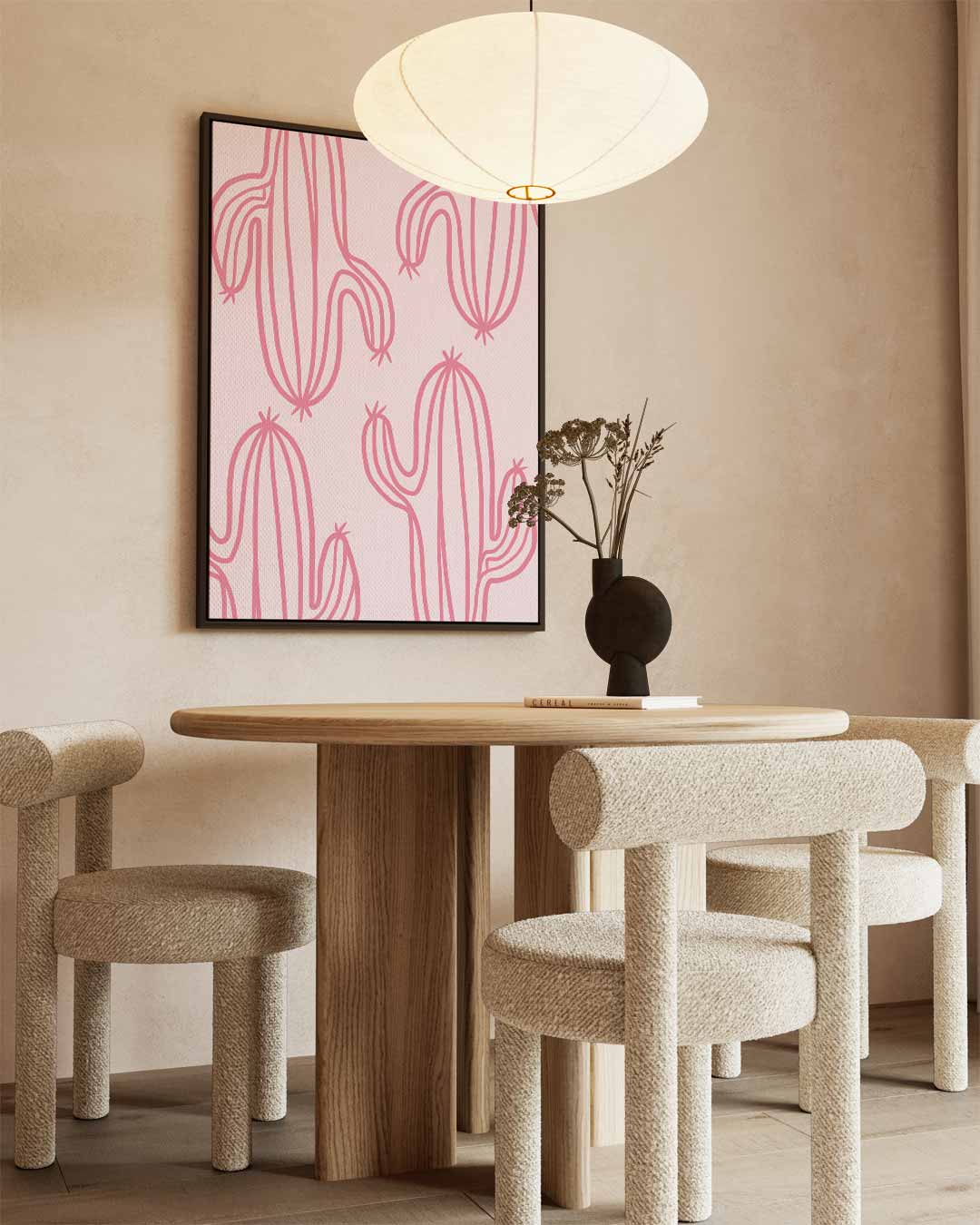 Cactus Droom Kunstwerk-canvas-dibond-plexiglas-wanddecoratie-WallArtistic