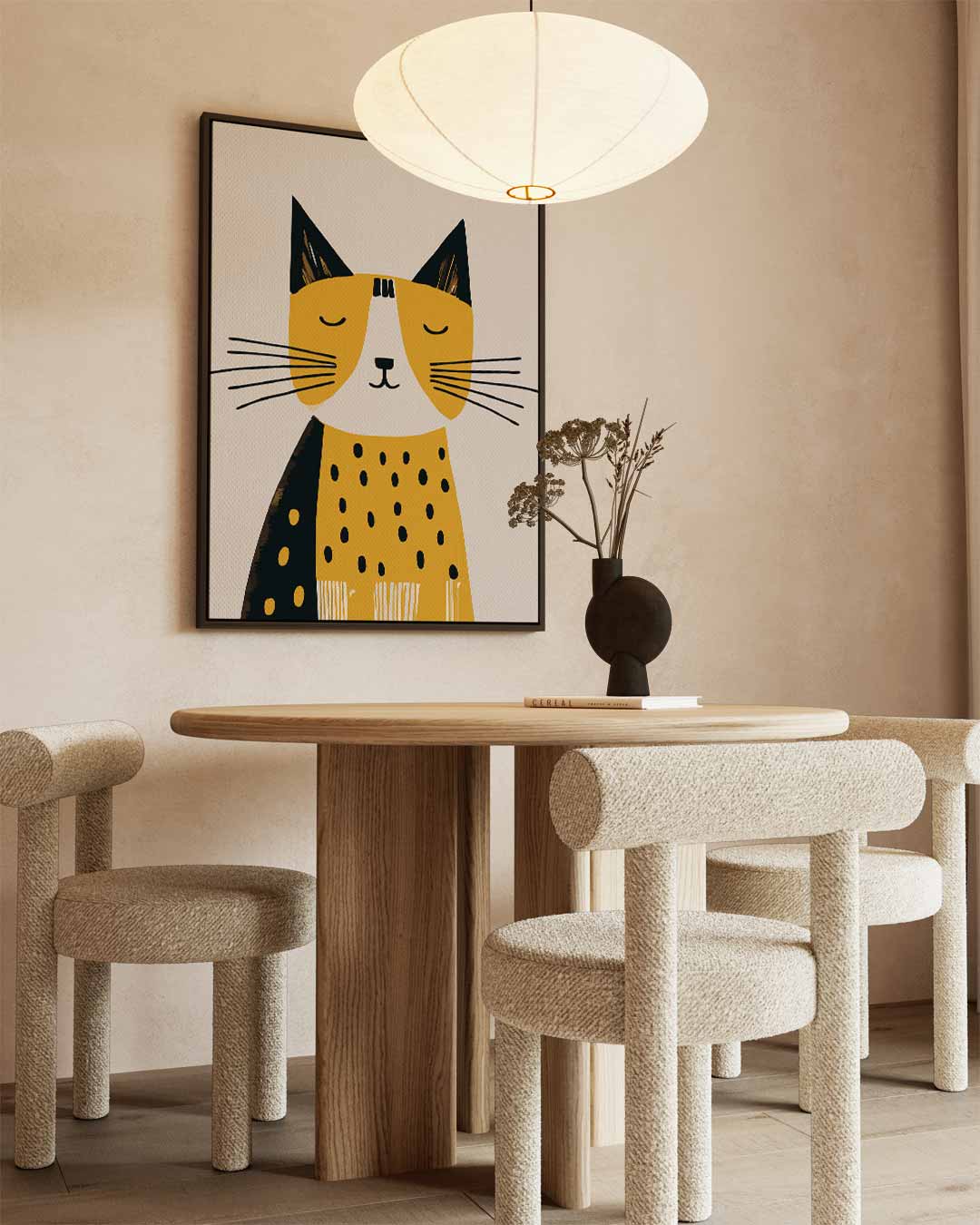 Sfeervol Kattenkunstwerk Kunstwerk-canvas-dibond-plexiglas-wanddecoratie-WallArtistic
