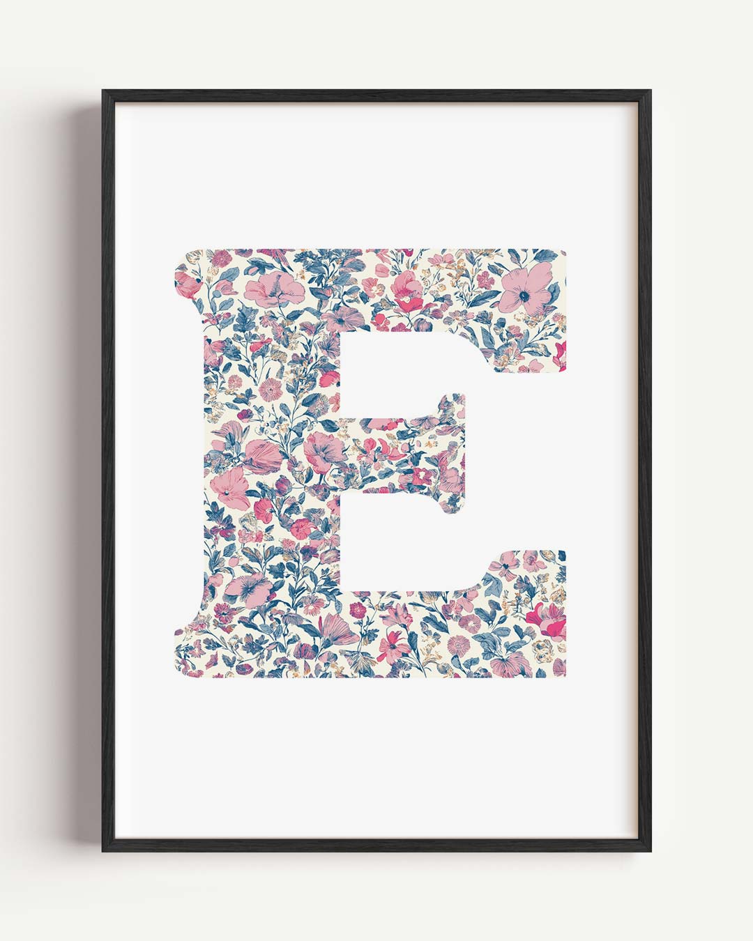 Bloemen & Letters Poster