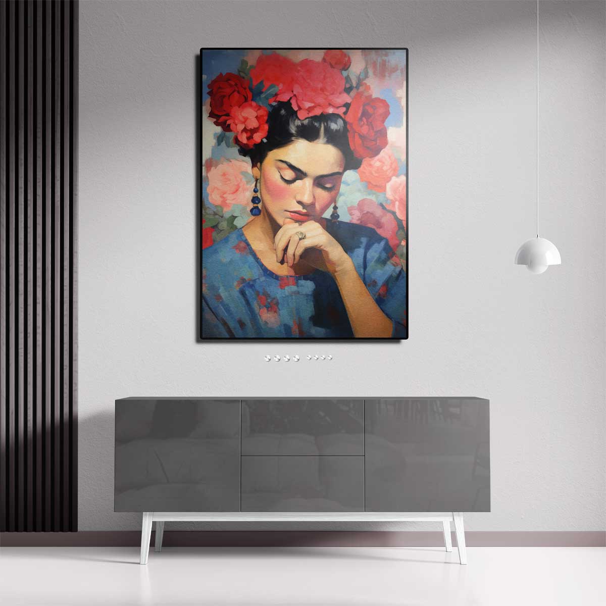 Bloemen Serenade Kunstwerk-canvas-dibond-plexiglas-wanddecoratie-WallArtistic