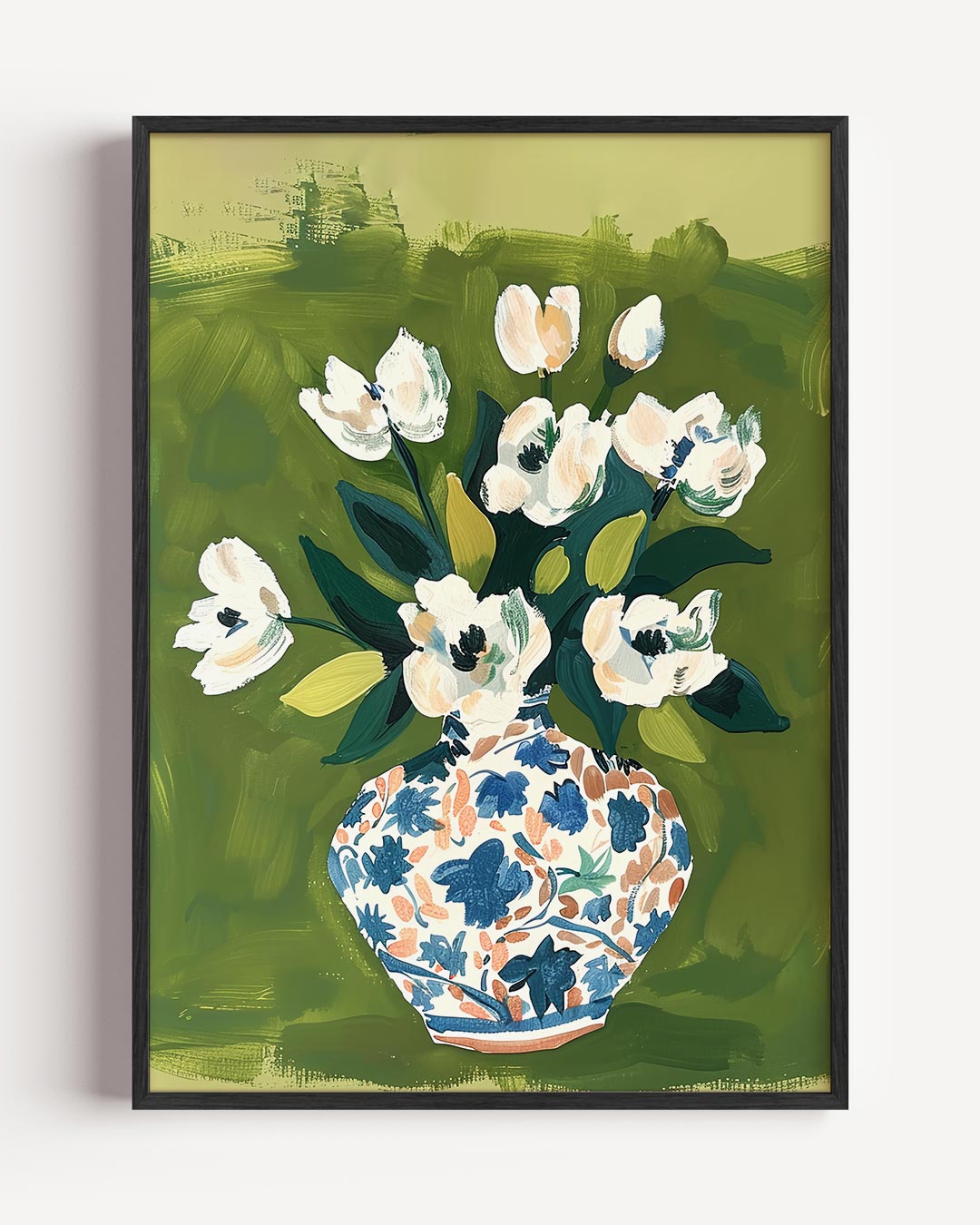 Bloemenvaas met Tulpen Poster-WallArtistic