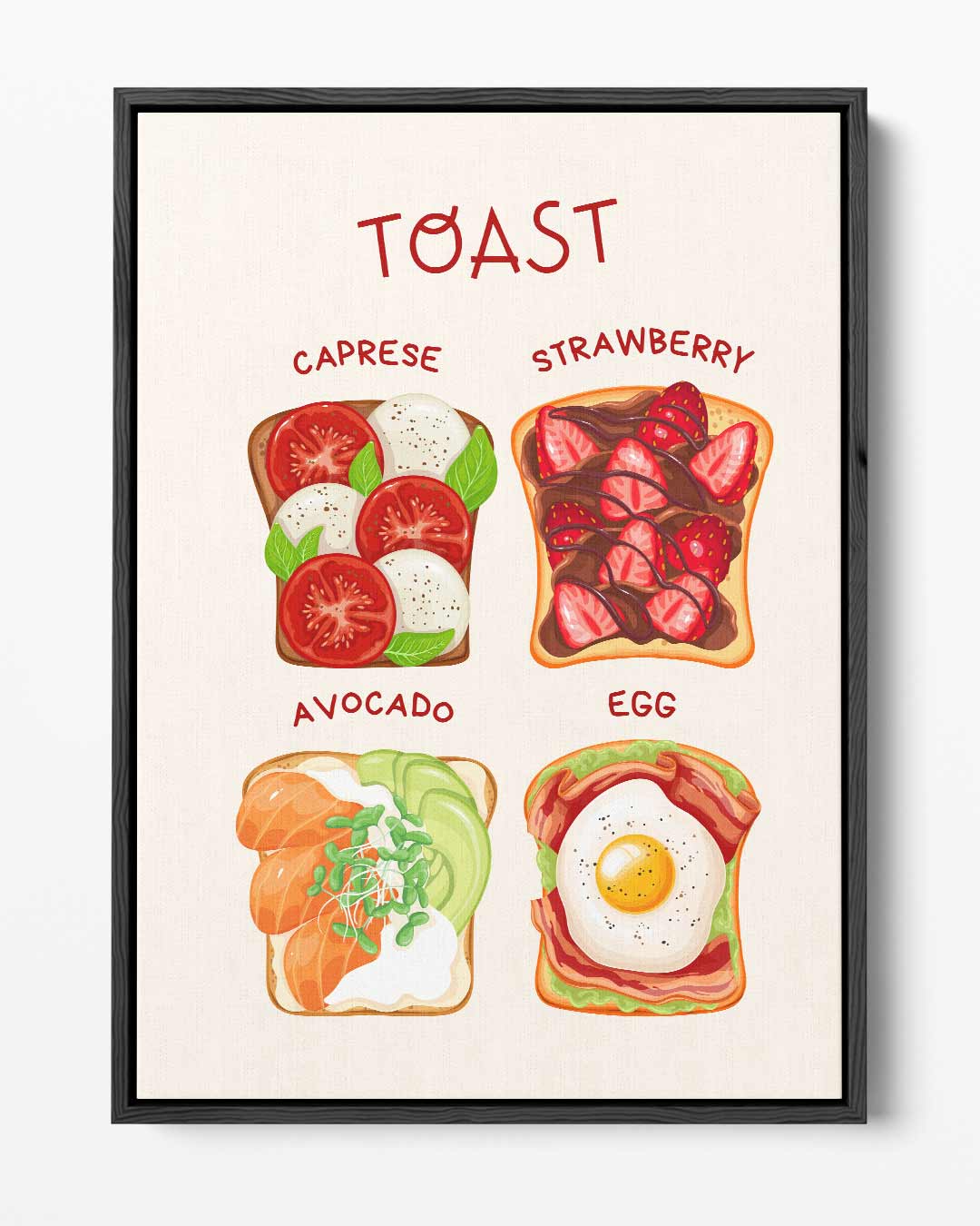 Toast Inspiratie Kunstwerk Kunstwerk-canvas-dibond-plexiglas-wanddecoratie-WallArtistic