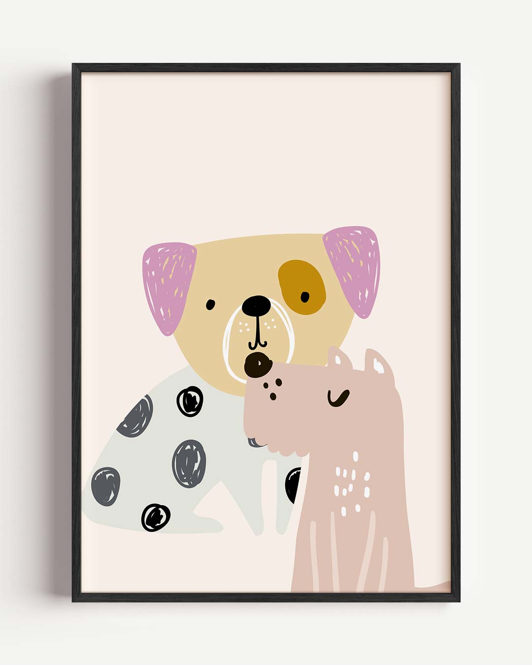 Schattige Honden Vrienden Poster