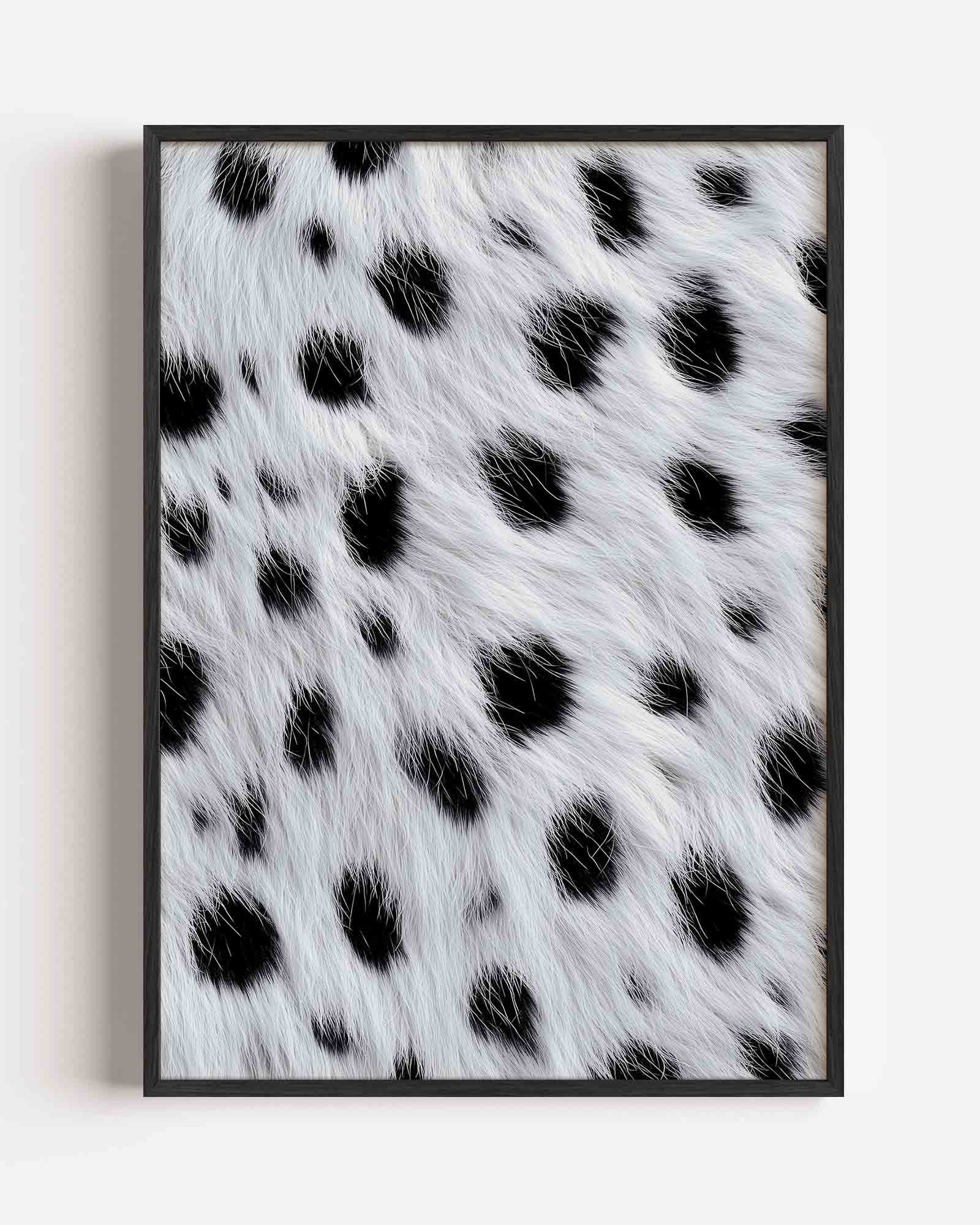 Zwart witte stippen Poster