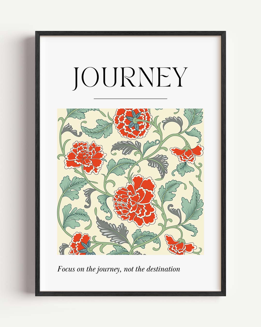 Journey Bloemenposter
