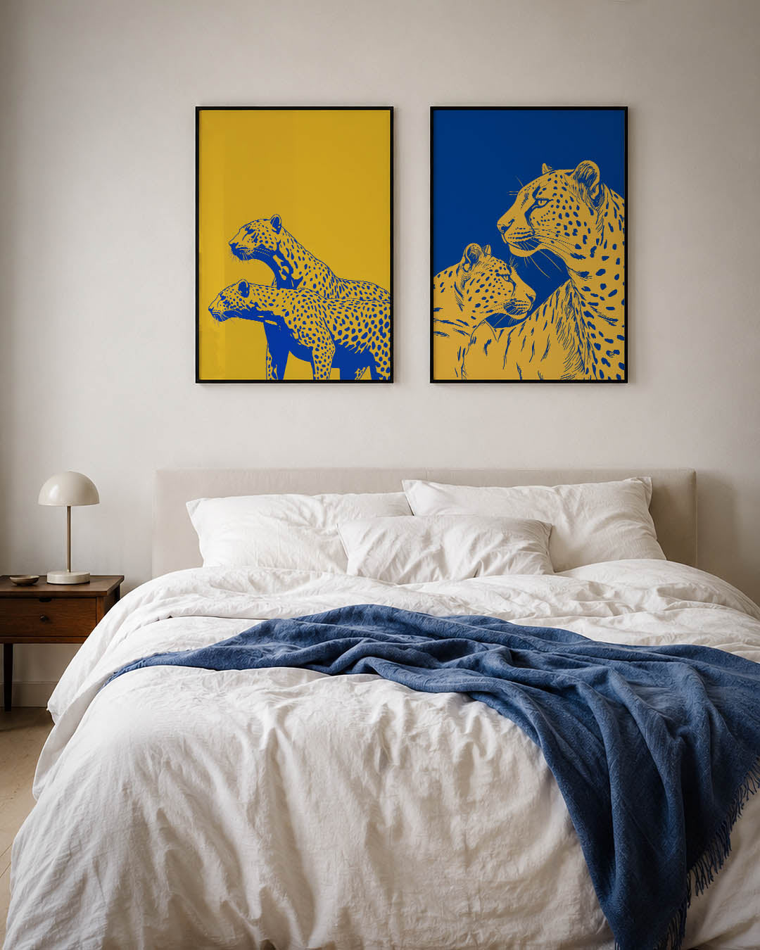 Kleurcontrast en vormen Posterset