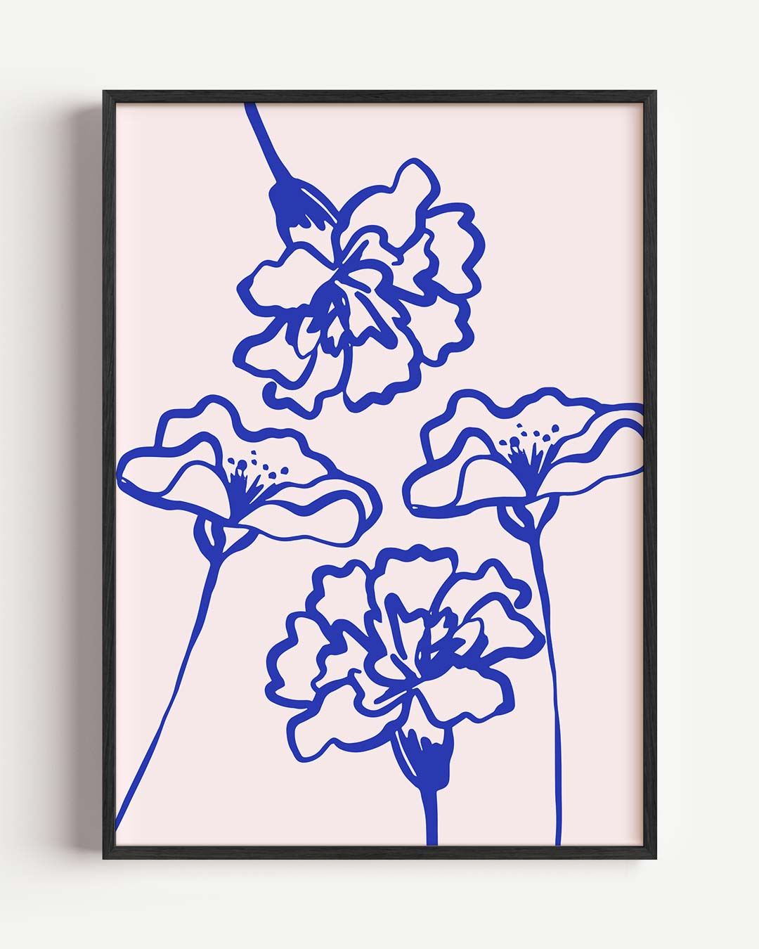 Moderne Bloemenpracht Poster