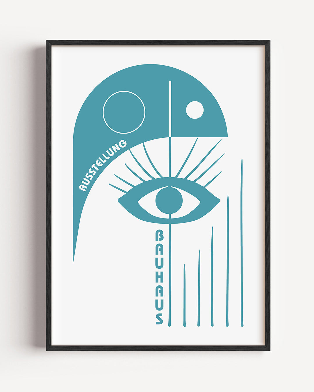 Oog en lijnen Poster