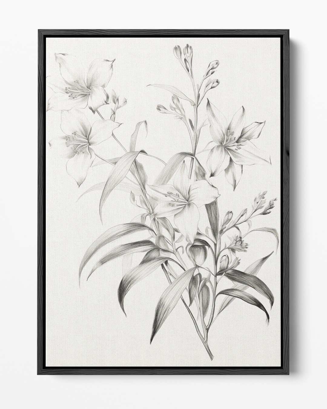 Elegante Bloemschildering Kunstwerk-canvas-dibond-plexiglas-wanddecoratie-WallArtistic