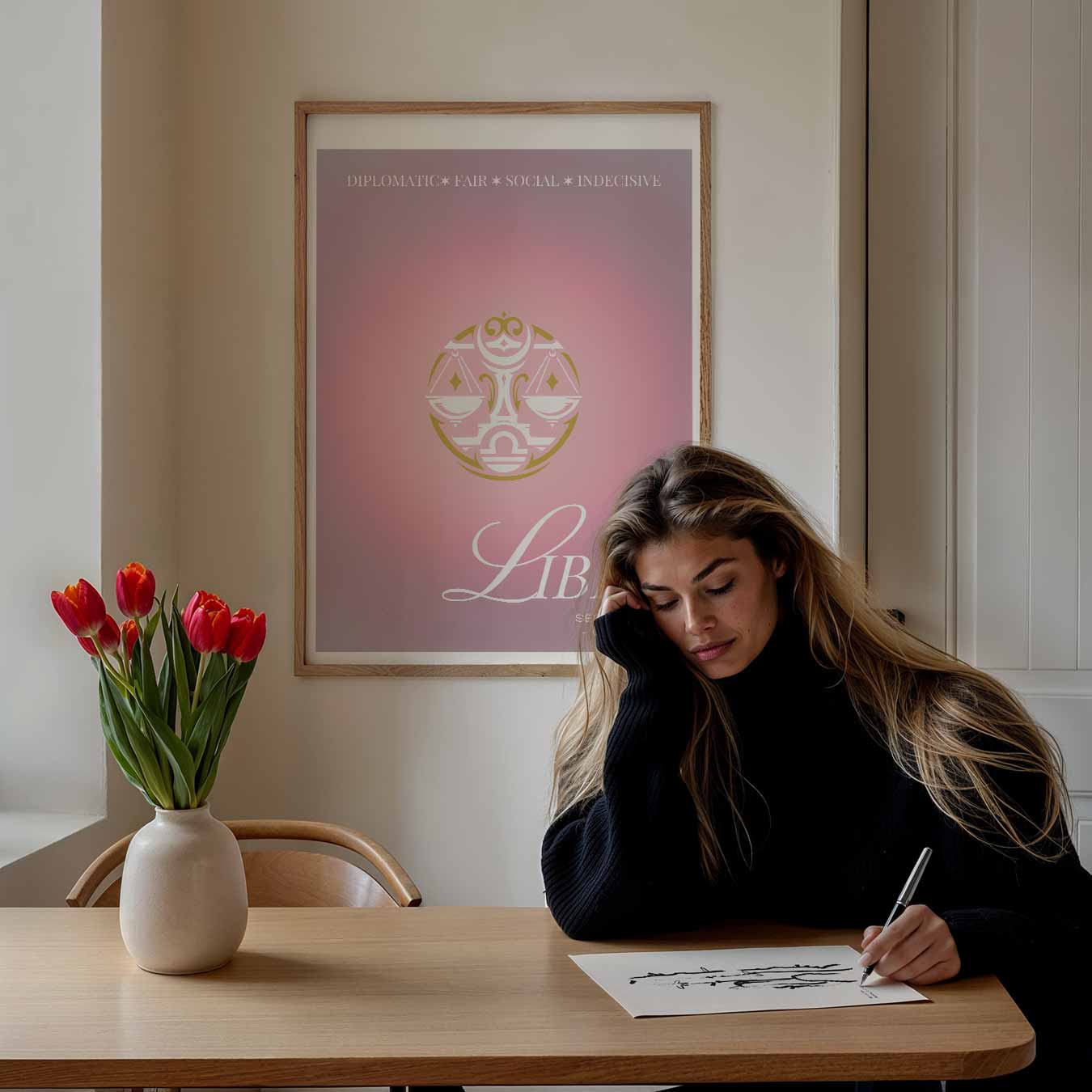 Libra Sterrenbeeld Poster