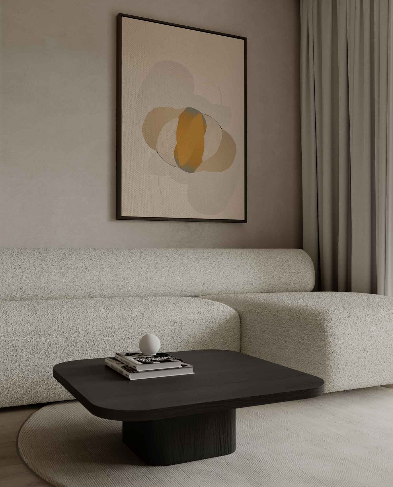Abstracte Zonsopkomst Kunstwerk-canvas-dibond-plexiglas-wanddecoratie-WallArtistic