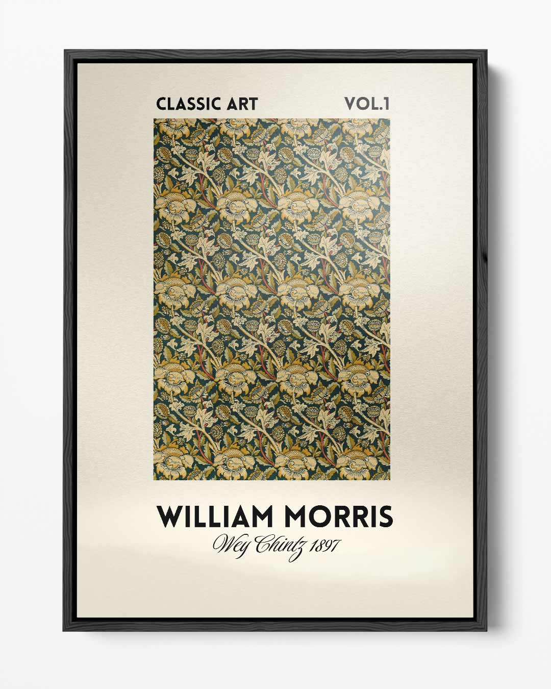 Bloemenpracht van William Morris Kunstwerk-canvas-dibond-plexiglas-wanddecoratie-WallArtistic