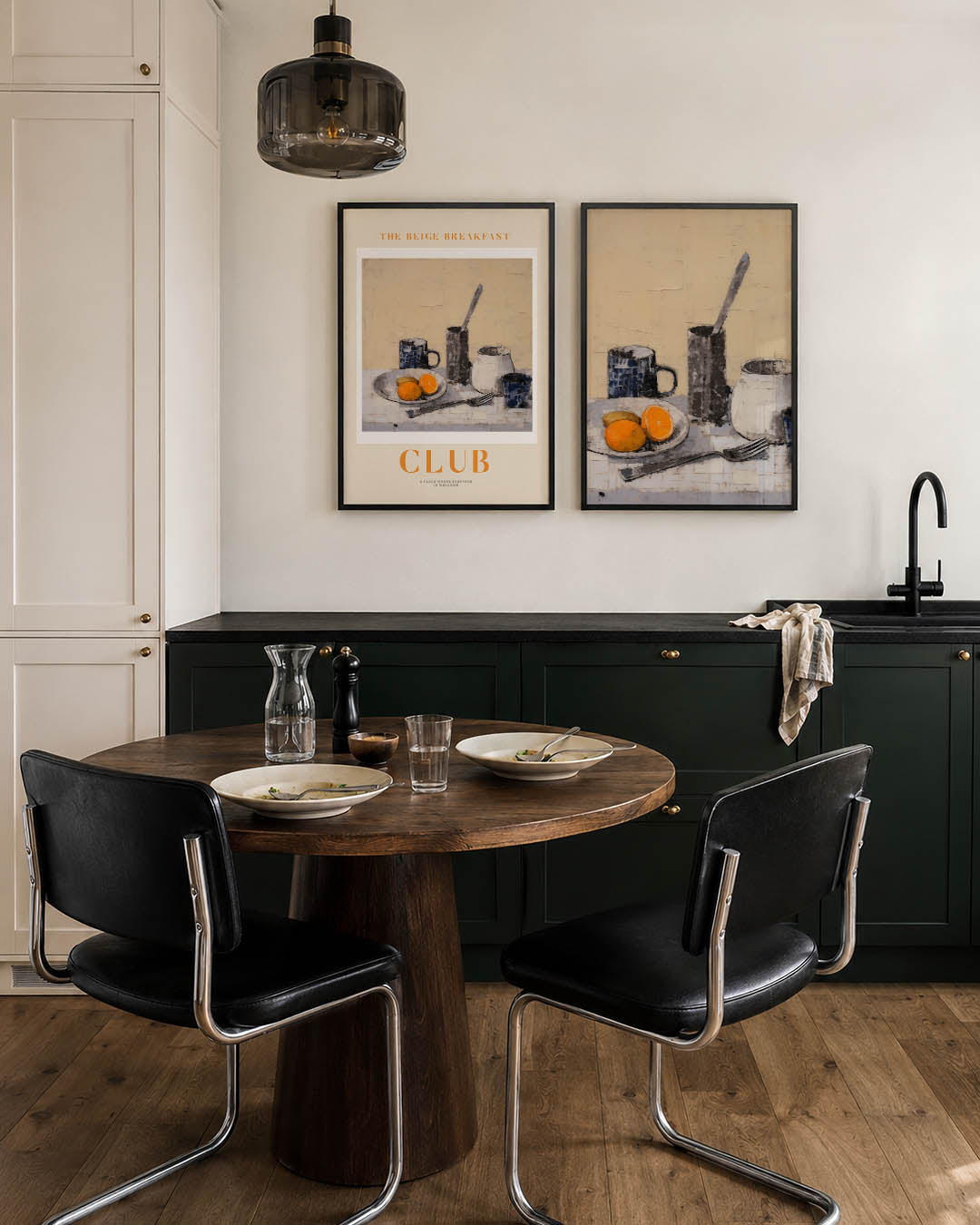 Ontbijt stilleven Posterset