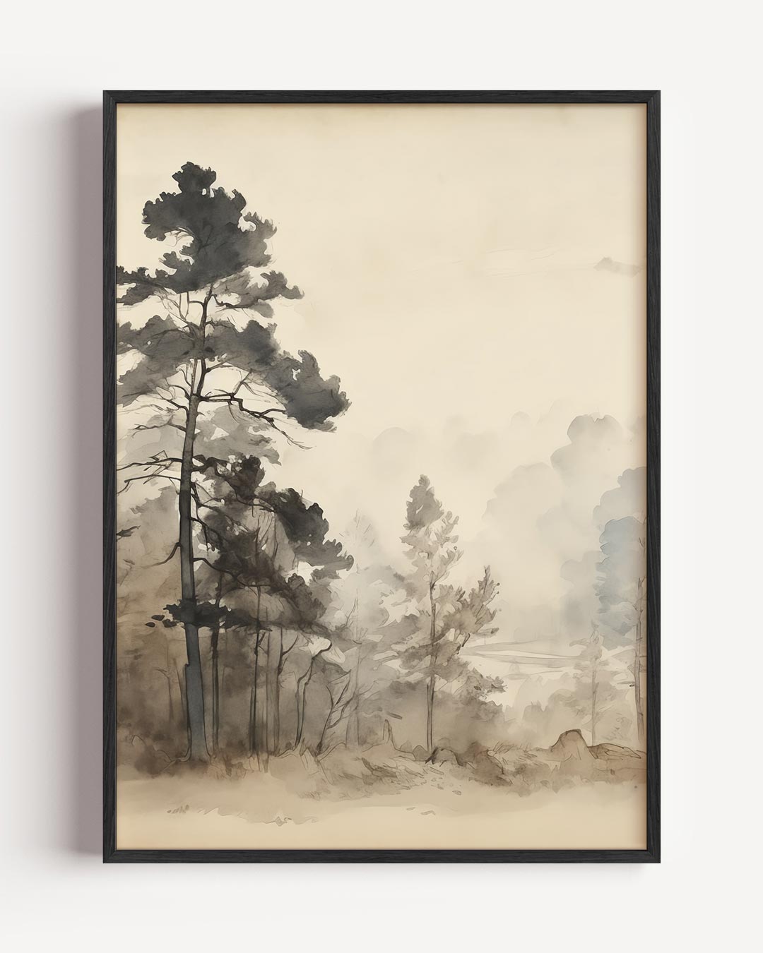 Mystieke Boslandschap Poster-WallArtistic