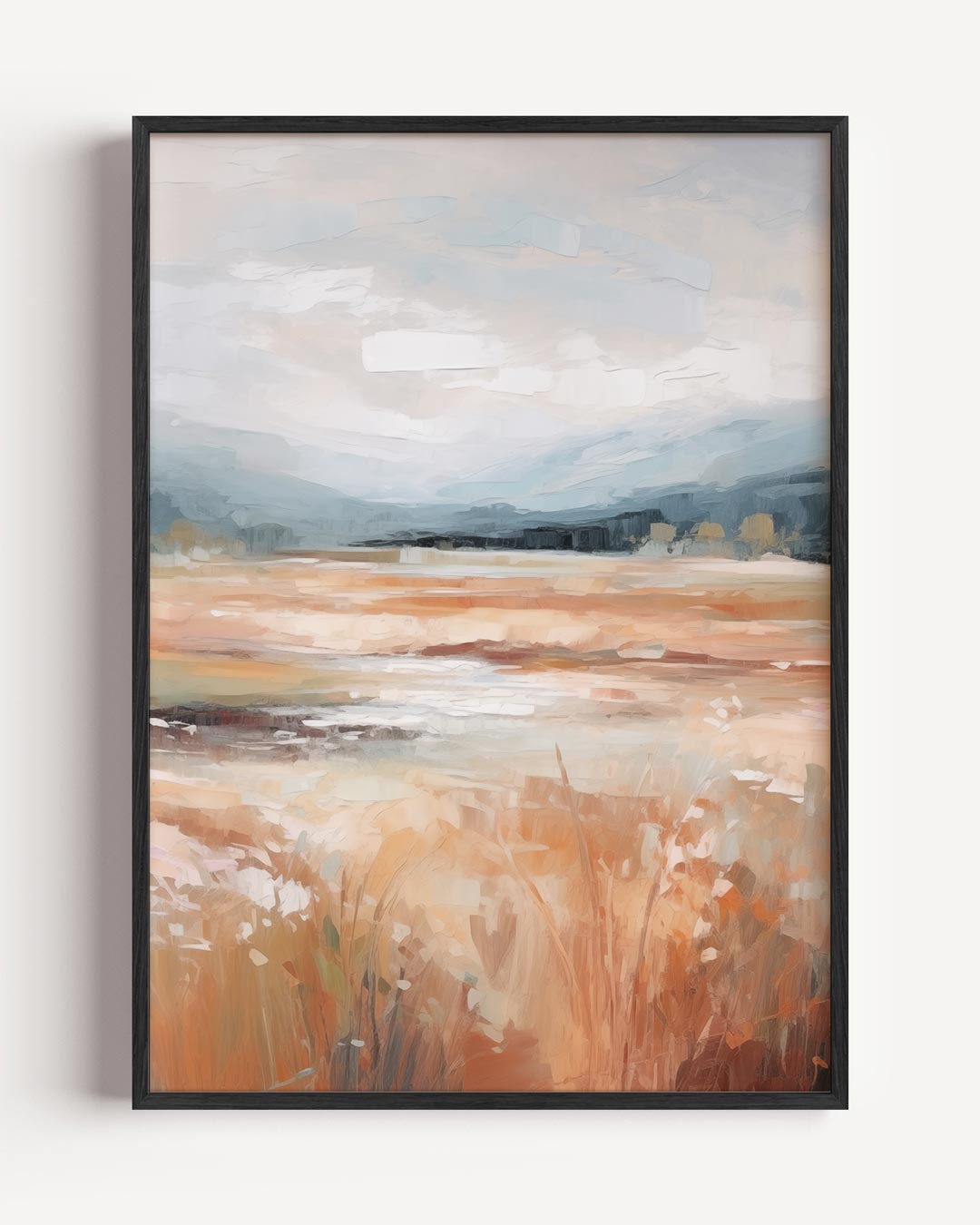 Dromerige Pastel Landschap Poster-WallArtistic