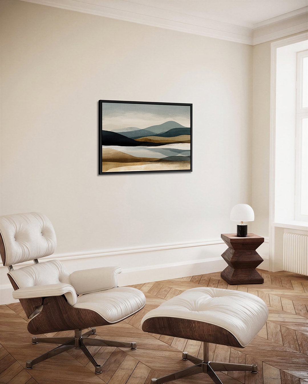Gelaagde compositie Kunstwerk