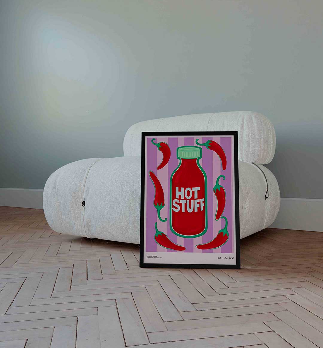 Hot stuff fles Poster