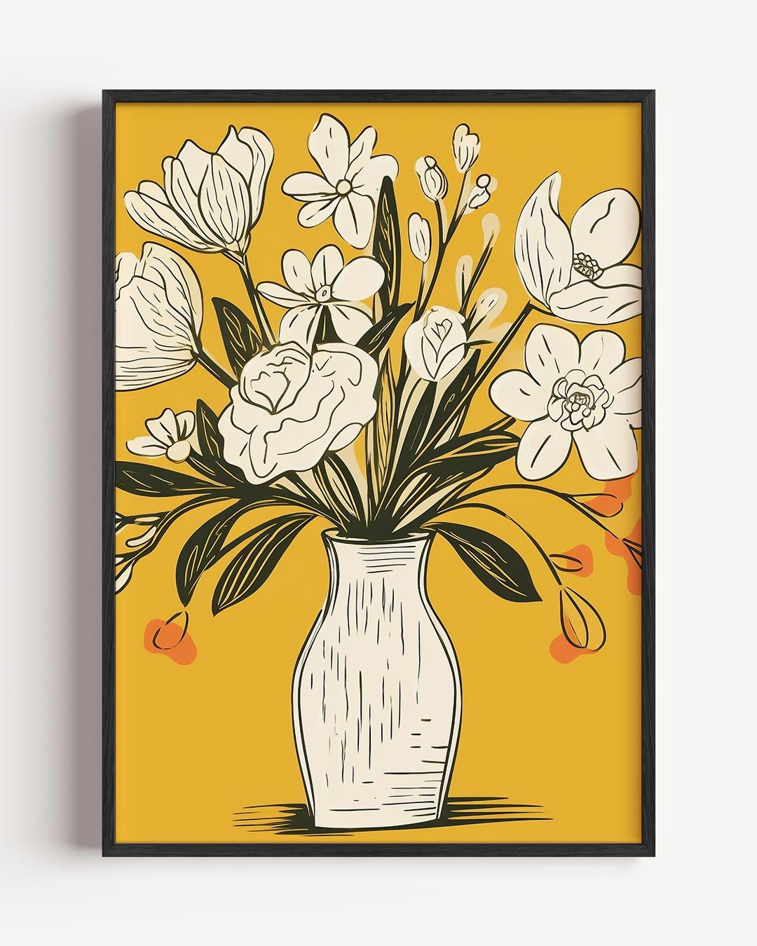 Bloemenpracht in Vaas Poster-WallArtistic